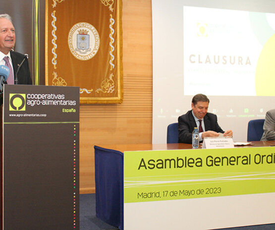 La asamblea de Cooperativas Agro-alimentarias de España reafirma el compromiso de las cooperativas con la sostenibilidad económico y social del medio rural
