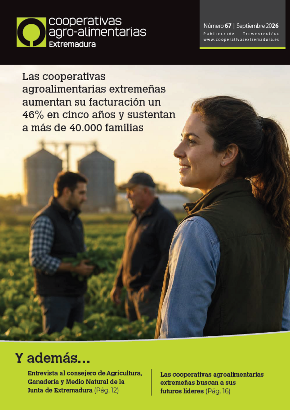 Disponible el último número de la revista Cooperativas Agro-alimentarias Extremadura