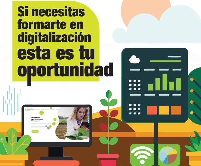 Cursos de digitalización para el sector cooperativo extremeño Cursos de digitalización para el sector cooperativo extremeño