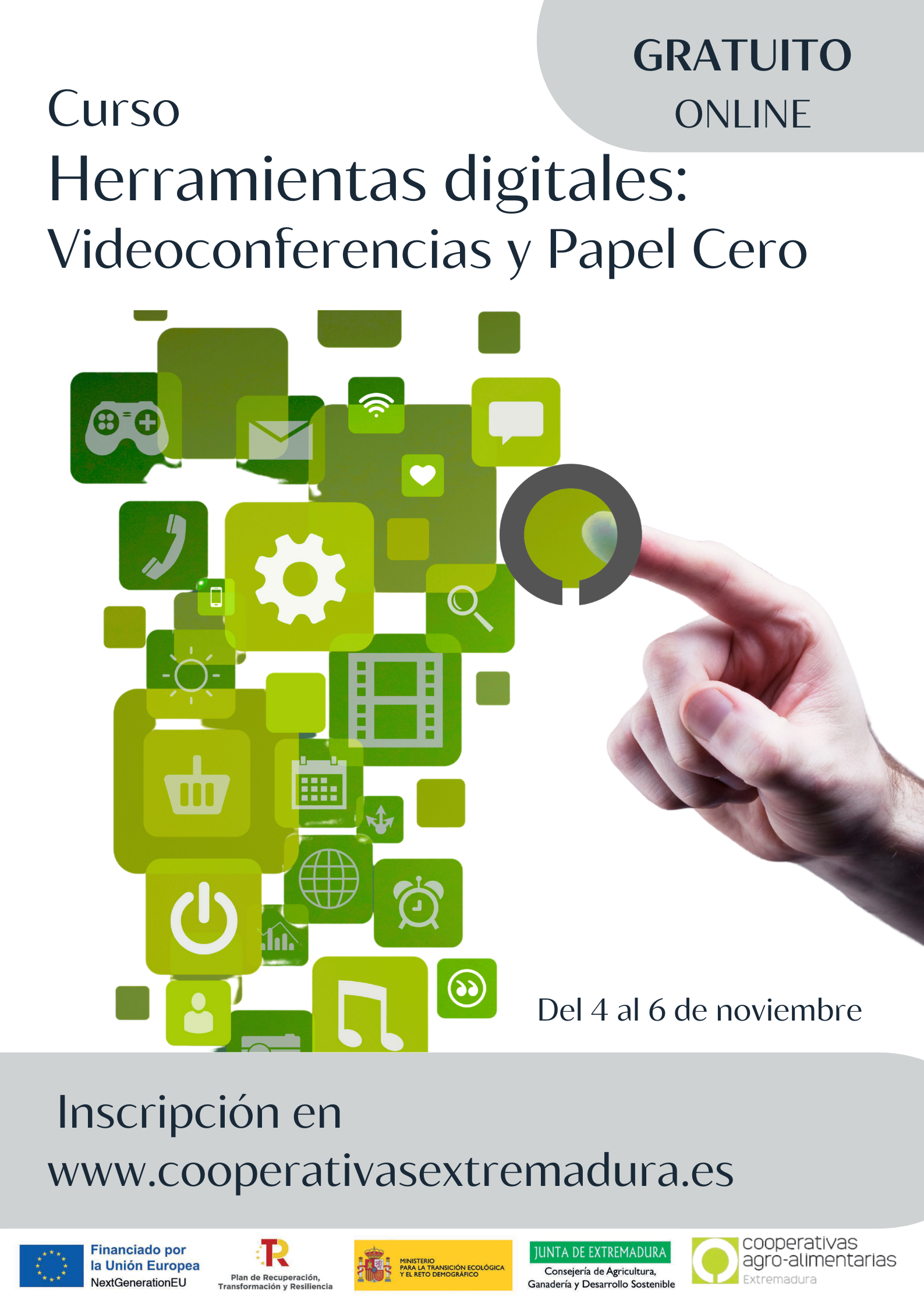 Curso online:  Herramientas digitales para cooperativas