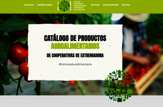 Las cooperativas extremeñas cuentan con un nuevo catálogo web con sus productos