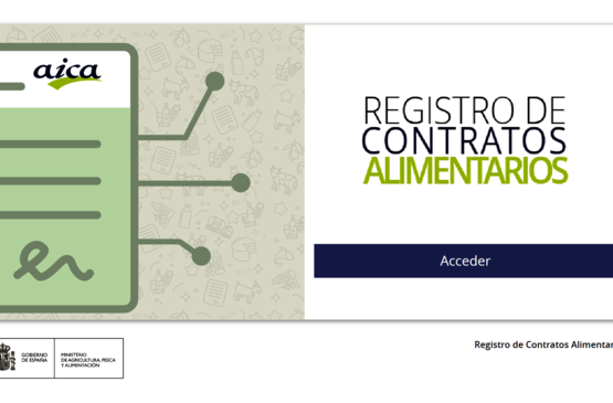 Abierta la inscripción del Registro de Contratos Alimentarios exigido por la Ley de la Cadena Alimentaria