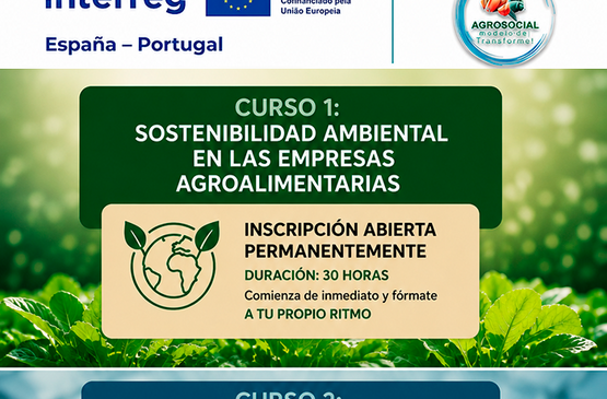 Agrosocial ofrece tres cursos gratuitos para impulsar la digitalización, la sostenibilidad y la competitividad de las cooperativas agroalimentarias