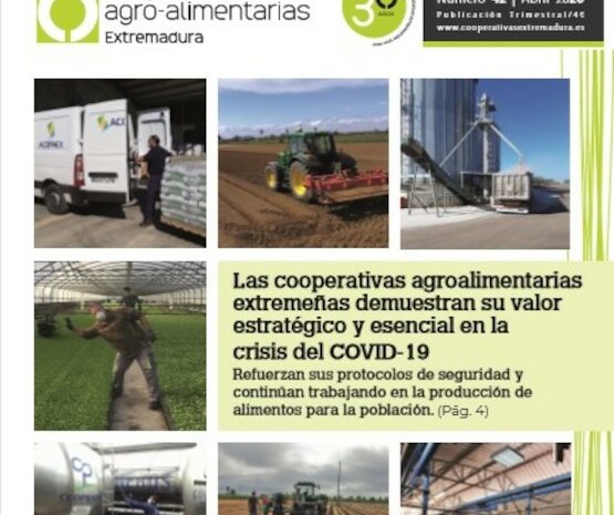 Disponible el último número de la revista Cooperativas Agro-alimentarias Extremadura