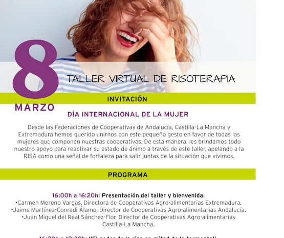 Las cooperativistas reivindican con la risa el Día Internacional de Mujer