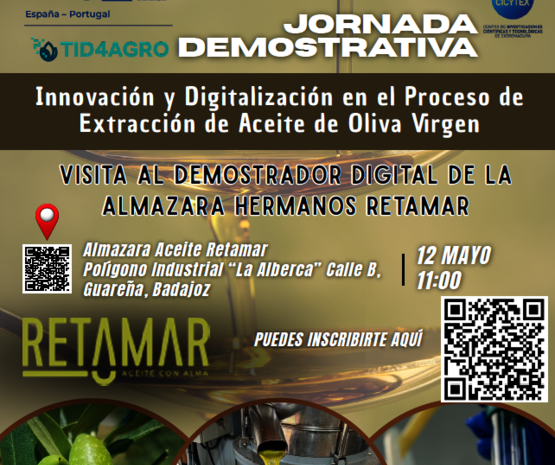 Jornada demostrativa TID4AGRO: Innovación y Digitalización en el Proceso de Extracción de Aceite de Oliva Virgen