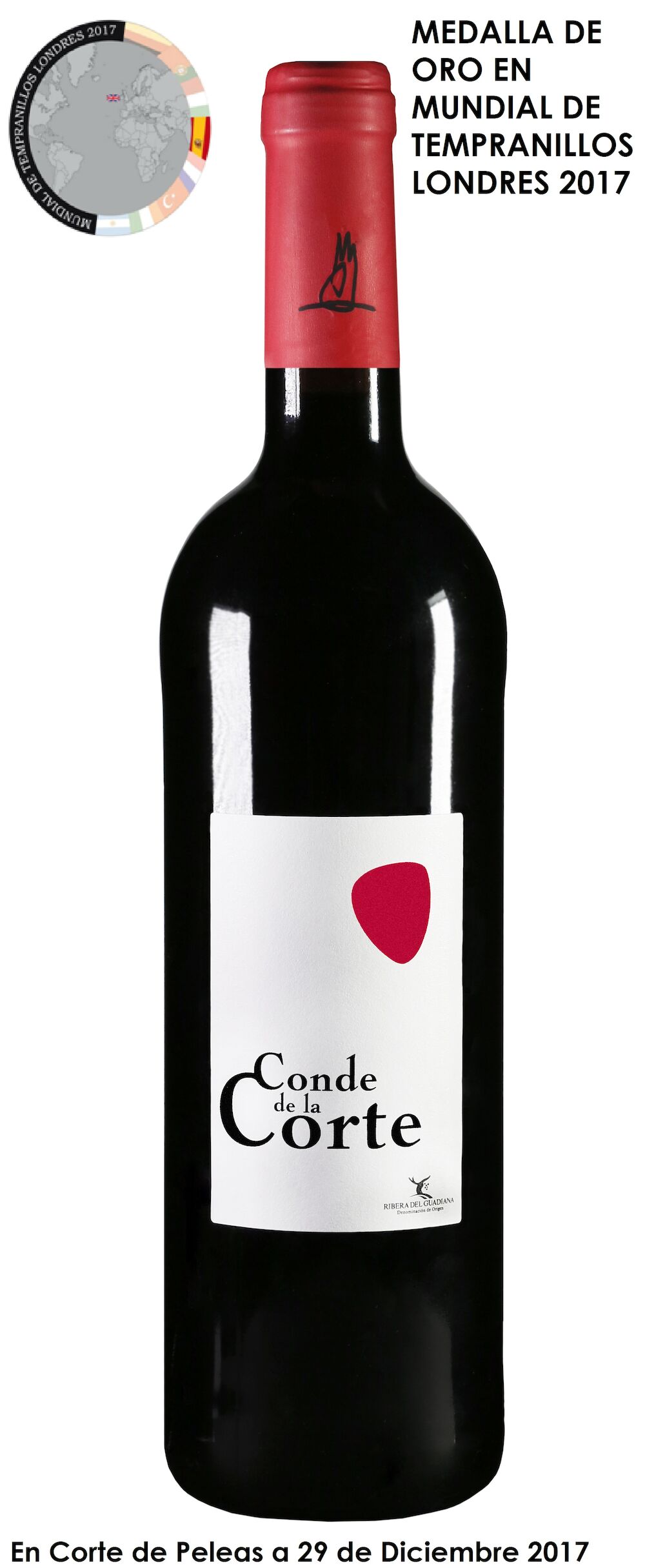 Conde de la Corte 2016 obtiene la Medalla de Oro Mundial de Tempranillo