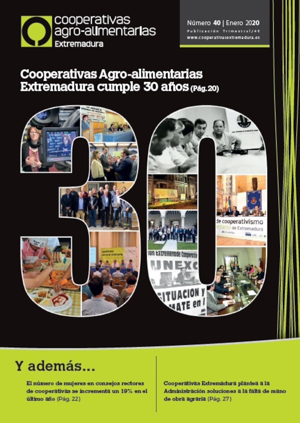 Disponible el último número de la revista Cooperativas Agro-alimentarias Extremadura