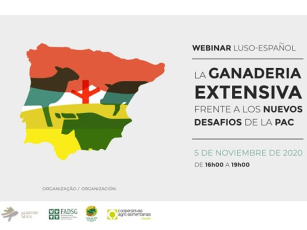 El webinar “Ganadería Extensiva ante los nuevos retos de la PAC” une a los ministros de Agricultura de España y Portugal