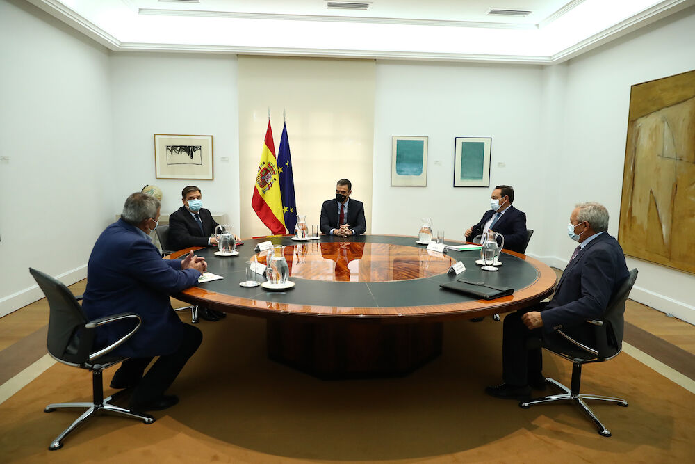 Ángel Villafranca traslada a Pedro Sánchez que las cooperativas deben formar parte del Plan de Recuperación
