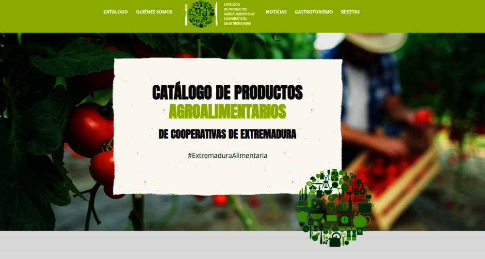 Las cooperativas extremeñas cuentan con un nuevo catálogo web con sus productos