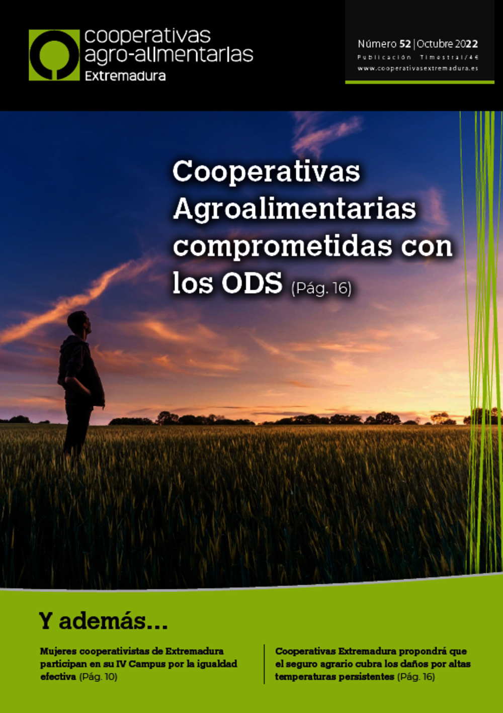 Disponible el último número de la revista Cooperativas Agro-alimentarias Extremadura