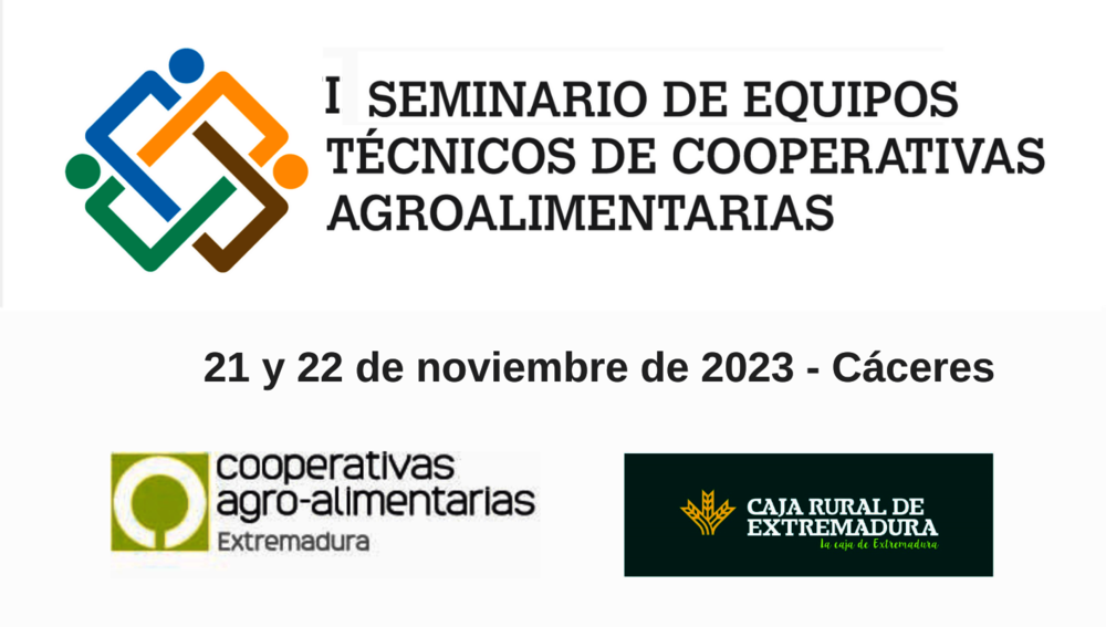 Una jornada formará a personal técnico para potenciar el desarrollo de las cooperativas agroalimentarias extremeñas