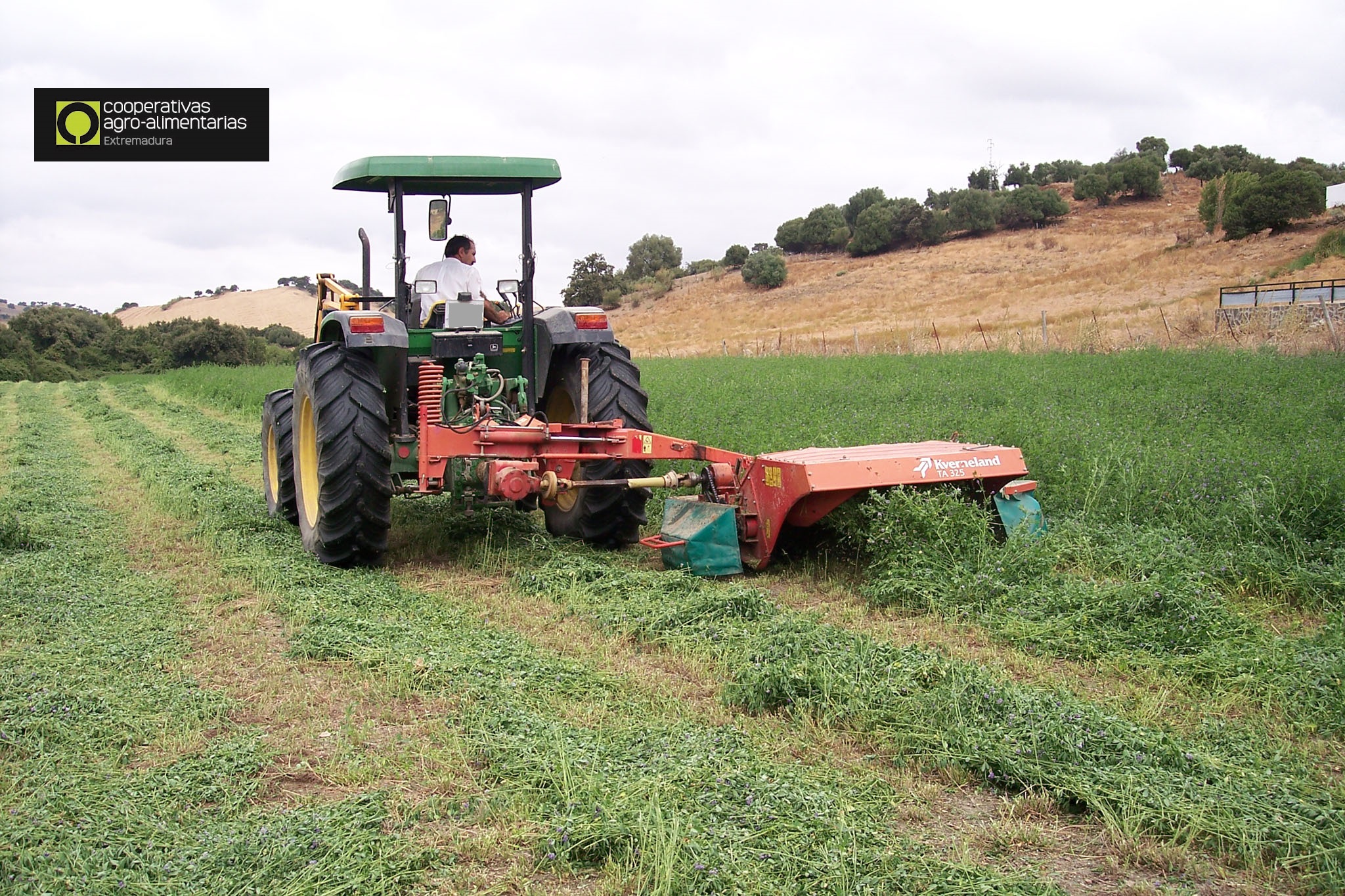 tractor en campo