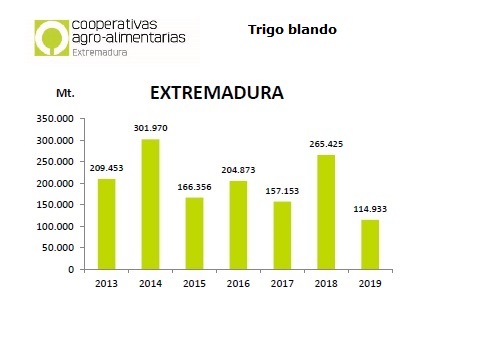 Estimación cereales julio 2019